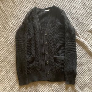 🤑Black knit cardigan